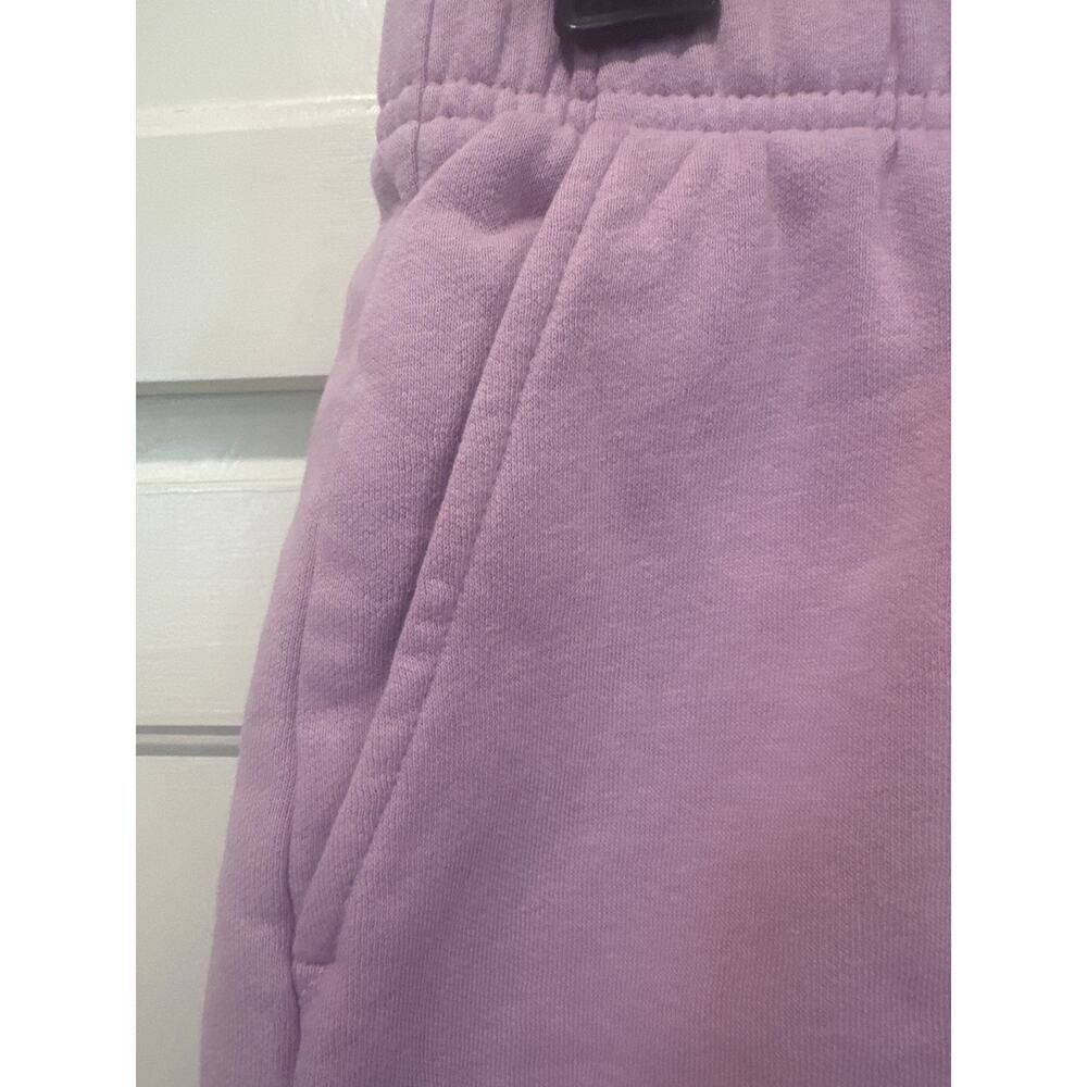The North Face Half Dome Fleece Shorts Purple Standard Fit Pockets Women's M - Picture 4 of 6